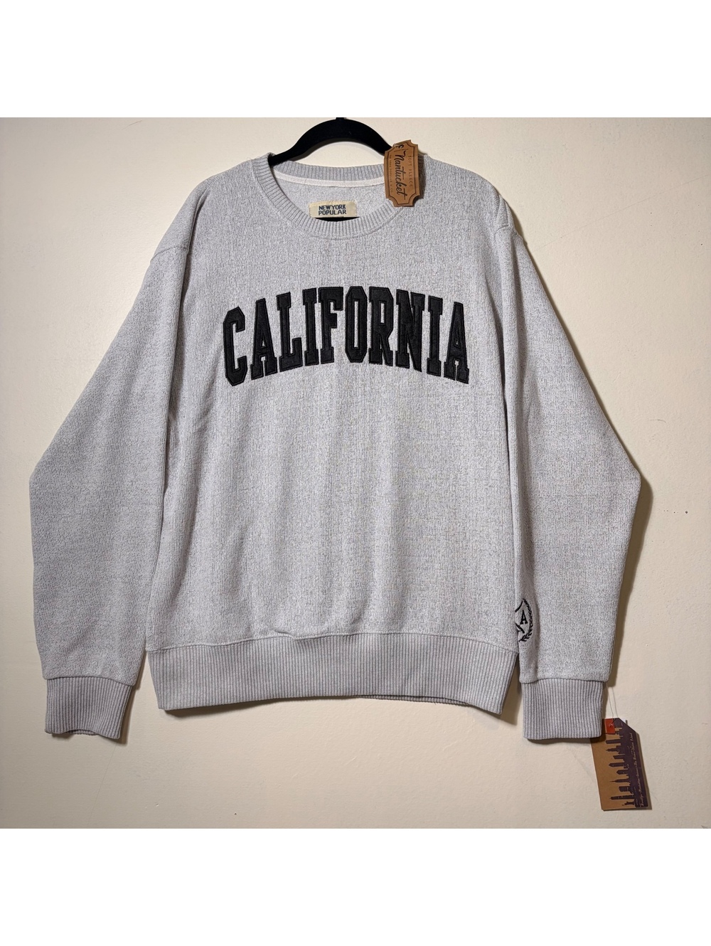 New York Popular California Crewneck Sweatshirt Mens XL Collegiate